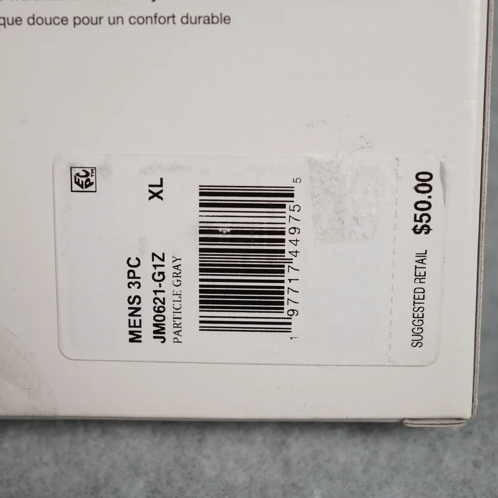 Jordan Boxer Brief Mens XL Gray Flight Modal 3 Pack JM0621-G1Z Particle Gray